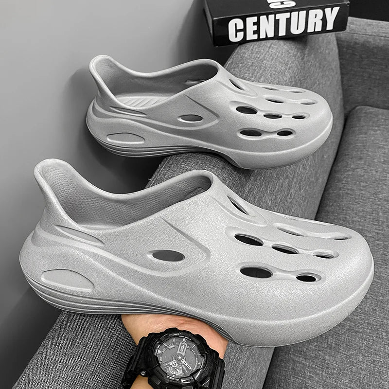 Summer New men's plus size sandals casual shoes cave shoes beach shoes garden shoes sports sandals water shoes walking shoes